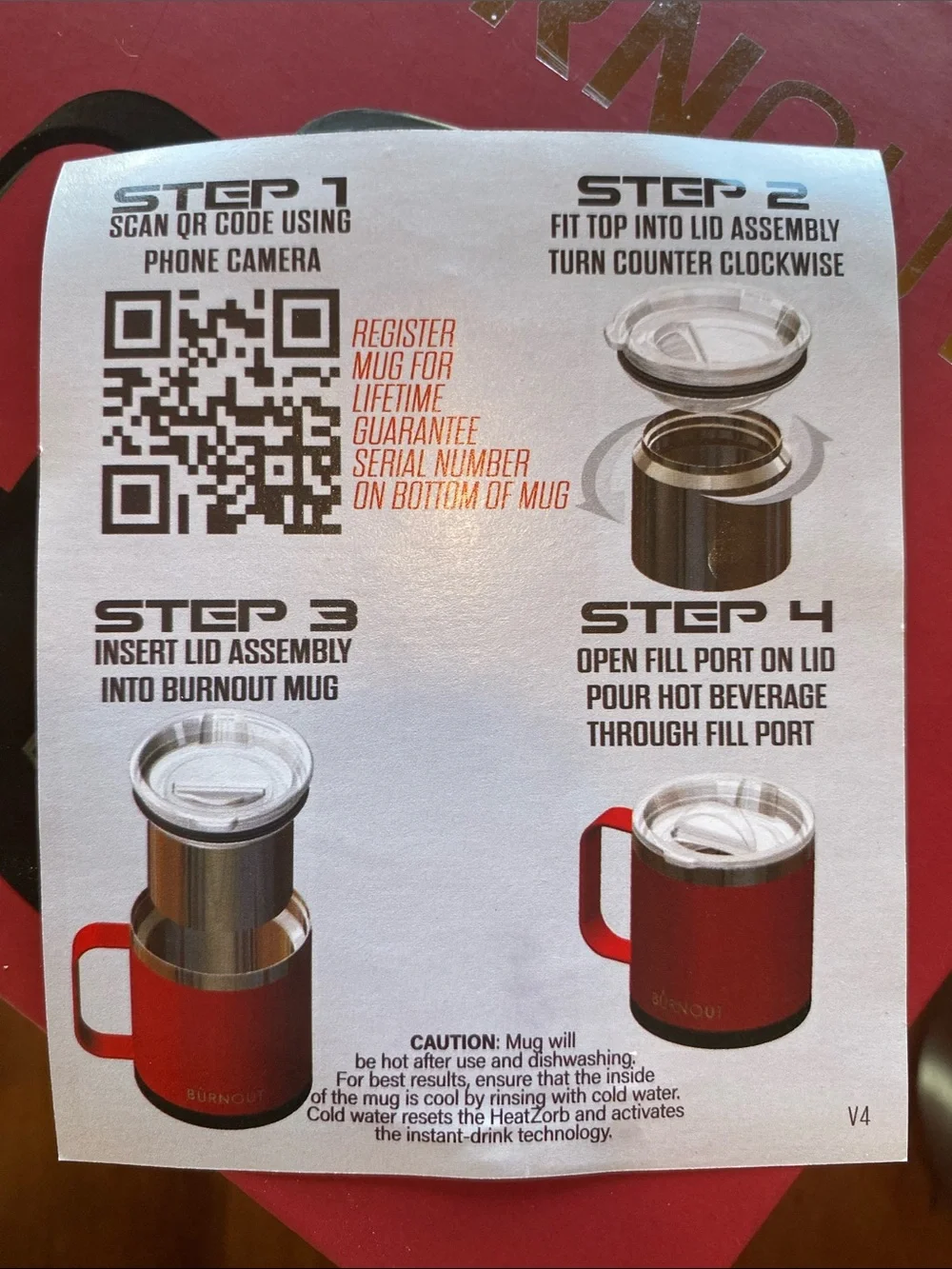 BURNOUT Mug Aerospace Engineer Designed Mug to Keep Drinks Hot, Not Scalding